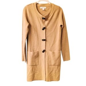 Women's Ellen Tracy Merino Wool Blend Long Sleeve Cardigan Sweater Size Small